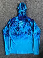 Camiseta deportiva con capucha de camuflaje para hombre, Protección solar transpirable de manga larga para surf y buceo - details 6