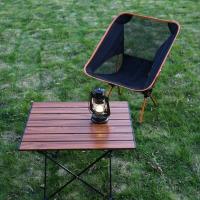Sillas plegables en forma de luna de aluminio ligeras para ocio al aire libre, equipo de camping portátil - details 2