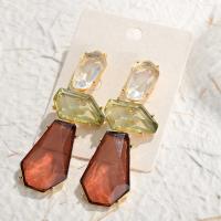 Pendientes bohemios, pendientes colgantes geométricos acrílicos para mujeres y niñas, accesorios de joyería de fiesta vintage - details 10