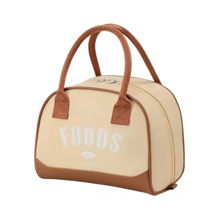 Bolsa térmica aislada plegable de mano, bolsa de almuerzo impermeable para trabajadores de oficina, bolso de Picnic de gran capacidad para estudiantes, Camping - 1