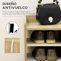 Moderno Zapatero Estrecho con 2 Puertas Almacenamiento de 13 Pares de Zapatos para Entrada Pasillo - details 5