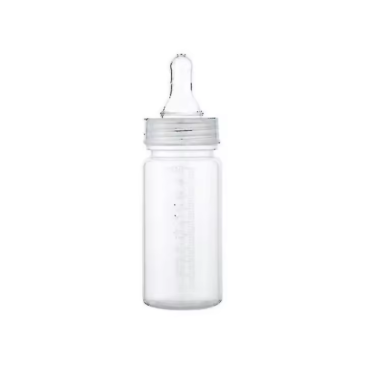 Biberón desechable para bebé recién nacido, biberón desechable portátil de calibre estándar, 100ml (10 piezas) - 1