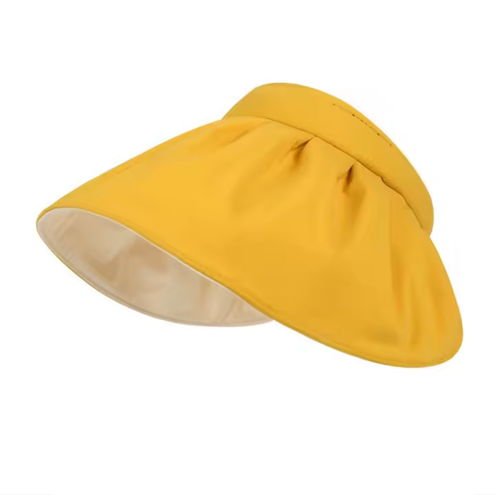 Sombrero para el sol de playa multiusos que cubre la cara, sombrero con protección solar, ultravioleta, portátil, vacío, diadema para mujer - 1