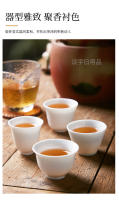 【Evento】 Conjunto Dehua de cerámica de Kung Fu blanco puro, taza pequeña de degustación de té individual - details 8