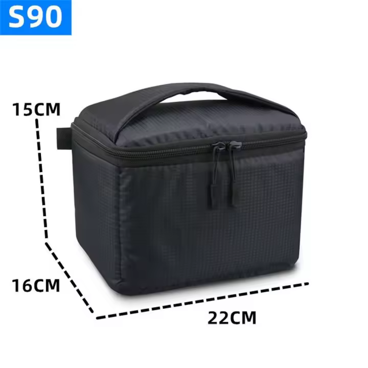 Funda de transporte para cámara de vídeo, bolsa con inserciones para cámara Digital, partición interior, bolsa protectora de lente acolchada, bolso con inserciones para cámara - 1