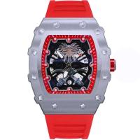 Reloj de Lujo para Hombres Reloj de Negocios Litio Autómico con Fecha y Luz Empuñadura de Cuero - details 8