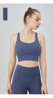 ZHUMU GYM Deportiva Prenda Sujetador de Yoga Cruzado de Espalda A Prueba de Golpes Fitness para Mujeres Tops de Crop de Nylon y Spandex - details 15