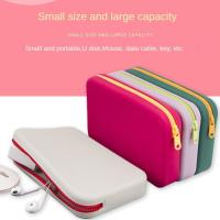 Bolsa De Maquillaje Portátil De Silicona Grande Con Cierre De Cremallera Y Soporte Para Brochas De Maquillaje Resistente Al Agua Para Viajes - details 1