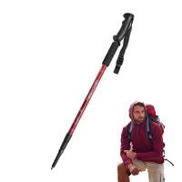 Bastones de Trekking de aleación de aluminio, fuerte utilidad, herramienta de montañismo, adecuado para acampar, mochilero - details 0