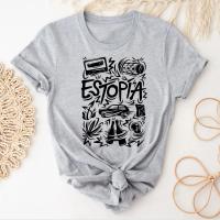 Top de Estopa para mujer, camiseta japonesa con gráfico harajuku, ropa de anime de diseñador de los años 2000 - details 0