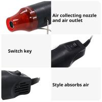 220/110V Pistola de Aire Caliente Herramientas de Bricolaje Herramientas Eléctricas de Calentamiento Mini Soldadura Temperatura Artesanía Soplador Retráctil con Soporte Herramienta de Calentamiento de Película Retráctil - details 5