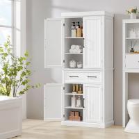 Armario de Almacenamiento Ajustable en Altura 183.5x76.5x40.5 cm Versátil para Cocina y Comedor - details 3