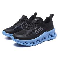 Zapatillas de deporte de carretera para hombre, zapatos para correr, tela elástica, malla de aire, atléticas, bajas, deportivas, ligeras, transpirables de verano - details 6