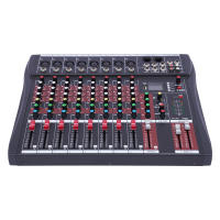 Mezclador de Audio y sonido de 8 canales, amplificador de consola de mezclas de estudio en vivo, DJ, Bluetooth, USB - details 2