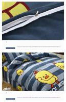 Juego de funda de edredón con estampado Simple, cobertor de edredón y funda de almohada, tamaño King, manta individual y doble - details 7