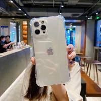 Nueva funda de silicona transparente de lujo a prueba de golpes para iPhone 16 15 14 13 12 11 Pro Max Plus XR XS Max, funda trasera transparente de parachoques suave - details 4