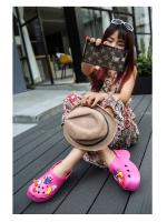 Sandalias clásicas para mujer, zapatillas de jardín rosas, zapatos de playa informales, sandalias de casa - details 6