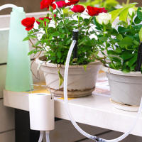 Sistema de Riego Automático para Plantas de Interior con Temporizador Fácil Instalación Herramienta de Irrigación para Macetas Producto Normal con Batería - details 7