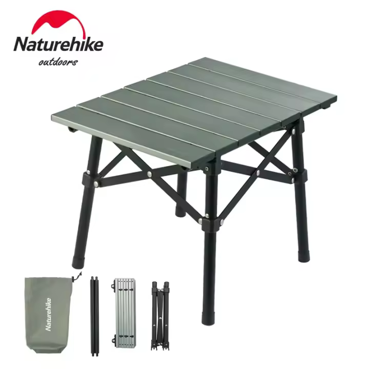 Naturehike-mesa plegable de aleación de aluminio, mesa de barbacoa portátil para acampar al aire libre, Picnic - 1