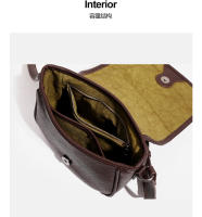 Nuevo bolso de sillín retro, bolso de hombro simple y versátil para mujer, bolso de mensajero informal. - details 5