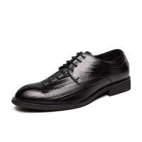Ayakkab Carving Crocodile Pattern Vestido de hombre Cartera de cuero brillante Zapatos casuales de negocios - details 10