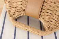 Bolso tejido de hierba de estilo occidental único, bolso cruzado versátil para vacaciones en la playa, nuevo - details 11