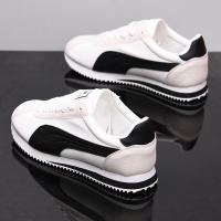 Primavera Verano pareja gruesa Agan hombres mujeres moda zapatillas blancas deportes Casual suela suave zapatos My23012 - details 7