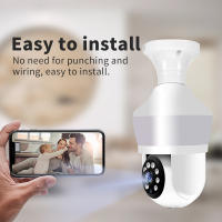 Cámaras de vigilancia interior bombilla doméstico Internet inalámbrico WiFi HD inteligente 360 grados vigilancia - details 14