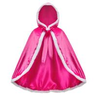 Capa de disfraz de princesa para niña, accesorios de fiesta, Blancanieves, Elsa, Anna, Rapunzel, Aurora, lentejuelas, Halloween - details 13