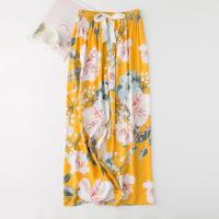 Pijamas de Algodón-Seda para Mujeres Pantalones Corporales Delgados para Embarazadas - details 19