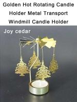 Velas Giratatorias de Metal en Formas de Copo de Nieve y Ángel Portavelas para Té Romántico, Boda, Decoración del Hogar en Navidad - details 42