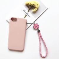 Cuerda de mano tejida de cuero creativa para teléfono móvil, cordón Universal, correa de muñeca, pulsera de cuerda corta, colgante de joyería - details 2