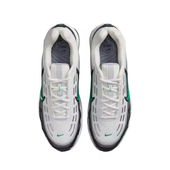 ΝΙΚΕ AIR MAX TL 2,5 mujeres y hombres negro blanco verde Low Top usable punta redonda zapatos para correr que absorben los golpes FZ4110-100 Wall - 1