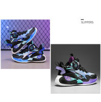 Zapatos de niño otoño entrenamiento profesional zapatillas de baloncesto para niños medianos y mayores zapatos deportivos para niños estudiantes de niños modelos de otoño e invierno - details 3
