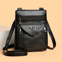 Funda para funda, bolso cruzado de tres capas para teléfono, bolso de pecho Retro impermeable para teléfono, bolso de mensajero Vintage de gran capacidad para teléfono móvil - details 6