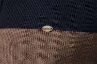 Otoño e Invierno, suéter de color collage para hombres, cárdigan con cremallera para hombres, suéter de algodón para hombres jóvenes de lana - details 8