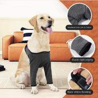 Funda de soporte para pierna de perro ajustable de 6 tamaños, Protector de codo elástico transpirable para perro, soporte suave a prueba de suciedad para perro, suministros para mascotas - details 1