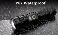Linternas recargables de alto lúmenes, luz Flash LED súper brillante, 5 modos, impermeable, para regalo de Camping - details 2
