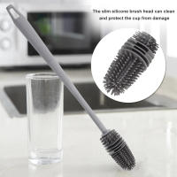 Cepillo de Limpieza de Silicona Duradero Cepillo de Escobilla para Botella de Vino con Mango Largo Reforzado Equipo de Limpieza de Lavandería - details 7