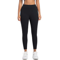 Pantalones deportivos elásticos para mujer, gimnasio con bolsillos, entrenamiento para correr, pantalones altos SexIs Belta, levantamiento de glúteos de Color sólido - details 8