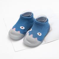 Calcetines antideslizantes de algodón para niño y niña recién nacida, suela de goma con dibujos animados, zapatos para interiores - details 3