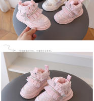 Nuevos medianos y pequeños niños y niñas zapatos deportivos con suelas suaves y antideslizantes - details 8