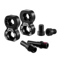 Piezas de bicicleta en forma de 8, asiento de extensión, media carga de coche, adaptador convertidor de freno Universal en V, aleación de aluminio, negro/rojo - details 12