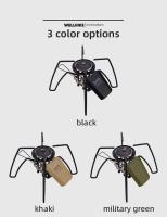 Wellhike Black Spider Villa con tarjeta plegable, utensilios de cocina para acampar, estufa de barbacoa, estufa de gas - details 9