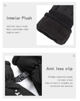 Cycg-guantes cálidos de dedo completo para deportes al aire libre, pantalla táctil, impermeable, a prueba de viento, esquí, bicicleta, Scooter, Invierno - details 17