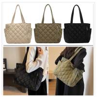 Bolso De Hombro Para Mujer Con Forro Padded Gran Capacidad Bolsa De Viaje Hobo Moda Cierre De Cremallera Capacidad Grande - details 1