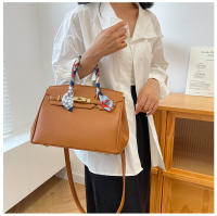 Kelly bolso de seda texturizada bufanda lichi patrón bolso de moda hombro de moda bolso de las mujeres - details 21