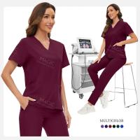 Ropa quirúrgica para Hospital, uniforme médico, conjunto exfoliante para mujer, accesorios para médico y enfermera, conjunto exfoliante para clínica Dental, ropa de trabajo para salón de belleza - details 22