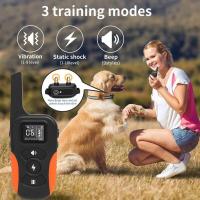 Collar de Entrenamiento Remoto para Perros, Dispositivo de Vibración con Bocina, Descarga Eléctrica, IPX7 Impermeable, Recargable, Parada de Corteza, 3300 pies - details 2