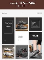 Sandalias de Malla Transpirable para Hombre en Verano Zapatos Ligeros, Antideslizantes con Suela Gruesa - details 1